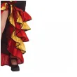 stroj dzieciecy sukienka dla dziewczynki na karnawal tancerka flamenco hiszpanka roz 130 140