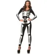 stroj kombinezon szkielet leg avenue czarno bialy rozm l
