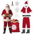 stroj meski na swieta boze narodzenie mikolajki zestaw swiety mikolaj deluxe s m l xl