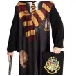 stroj na halloween karnawal szata czarodzieja harry peleryna czarna rozm 110 120