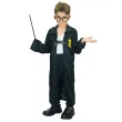 stroj na halloween karnawal szata czarodzieja harry peleryna czarna rozm 130 140