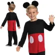 stroj na karnawal dla dzieci myszka mickey kombinezon i opaska z uszami rozm 86 98