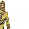 stroj na karnawal i halloween kombinezon ochronny z maska i kapturem biohazard epidemia rozm l