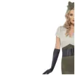 stroj pin up girl army lata 40 50 khaki smiffys rozm m
