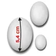 styropian jajko classic 54 mm t unisan 10 szt