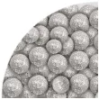 styropian kuleczki brokatowe srebrne titanum 20 g