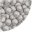 styropian kuleczki brokatowe srebrne titanum 20 g