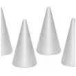styropian stozek classic bialy aliga 20 cm 6 szt