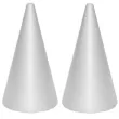 styropian stozek classic bialy aliga 30 cm 2 szt
