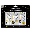 swiderki wiszace 16 urodziny classy party 12 szt pd party