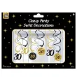 swiderki wiszace 30 urodziny classy party 12 szt pd party