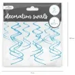 swiderki wiszace classic blekitne partypal 60 cm 5szt