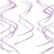 swiderki wiszace classic fioletowe partypal 60 cm 5szt