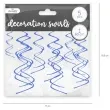 swiderki wiszace classic niebieskie partypal 60 cm 5szt