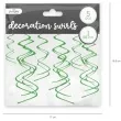 swiderki wiszace classic zielone partypal 60 cm 5szt