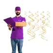 swiderki wiszace classic zlote partypal 60 cm 5szt