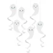 swiderki wiszace duchy halloween bialy folat 6 szt