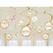 swiderki wiszace happy birthday w stylu boho amscan 12 szt