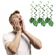 swiderki wiszace liscie monstery zielone 6 szt