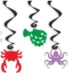 swiderki wiszace pirackie z krabem i osmiornica 6 szt