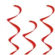 swiderki wiszace rose hearts czerwone 6 szt