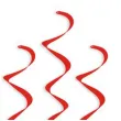 swiderki wiszace rose hearts czerwone 6 szt