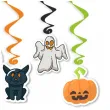 swiderki wiszace straszne halloween z dynia mix 6 szt