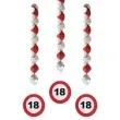 swiderki wiszace urodziny 18 traffic birthday 3 szt