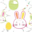 swiderki wiszace wielkanocne kroliczki amscan 30 szt