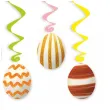 swiderki wiszace wielkanocne pisanki orange love 6 szt
