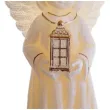 swieca aniolek betlejem z latarnia ecru bartek candles 170 mm