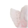 swieca aniolek swiateczny rozowo biala bartek candles 50 mm