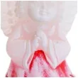 swieca aniolek swiateczny rozowo biala bartek candles 50 mm