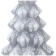 swieca choinka happy xmas szara bartek candles 100 150 mm
