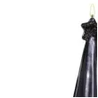 swieca choinka z gwiazda czarna adpal 240 80 mm