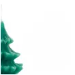 swieca choinka zielony partydeco 100 50 mm
