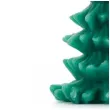 swieca choinka zielony partydeco 100 50 mm