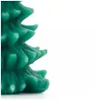 swieca choinka zielony partydeco 100 50 mm