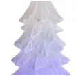 swieca choinka zmieniajaca kolory led biala bartek candles 80 150 mm