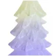 swieca choinka zmieniajaca kolory led zielona jasna bartek candles 80 150 mm