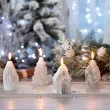 swieca christmas wonders kosciolek bialo szara bartek candles 75 mm
