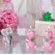 swieca happiness swinka z koniczyna rozowa bartek candles 75 mm