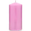 swieca klubowa matowa 120x60 mm rozowa jasna 6 szt