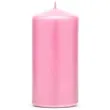 swieca klubowa matowa 120x60 mm rozowo brzoskwiniowa 6 szt
