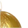 swieca kula galazki swierku zlota adpal 80 mm