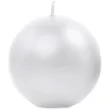 swieca kula metalik perlowy partydeco 8 cm 6 szt
