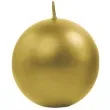 swieca kula metalik zlota partydeco 80 mm 6 szt