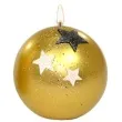 swieca kula trzy gwiazdki zlota adpal 80 mm