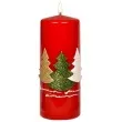 swieca pienkowa choinki czerwona adpal 150 58 mm