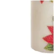 swieca pienkowa christmas flower kwiaty poinsencji czerwona bartek candles 130 60 mm